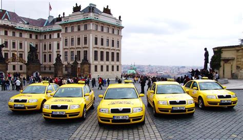 Taxi a Praga .